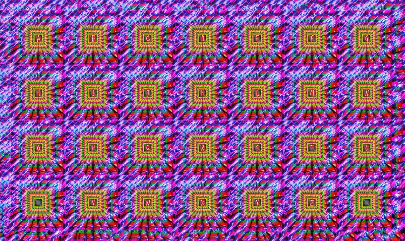 Alphabet No.19 Design "Fantastiquement électrique" par L.A.B.