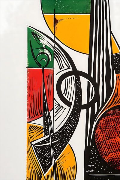 New Wave vintage &amp; Retro-Poster von PixelPrestige