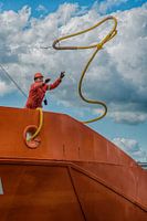 Werkzaamheden in Rotterdamse haven