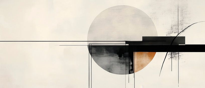 Abstracte samenstelling van Poster Art Shop