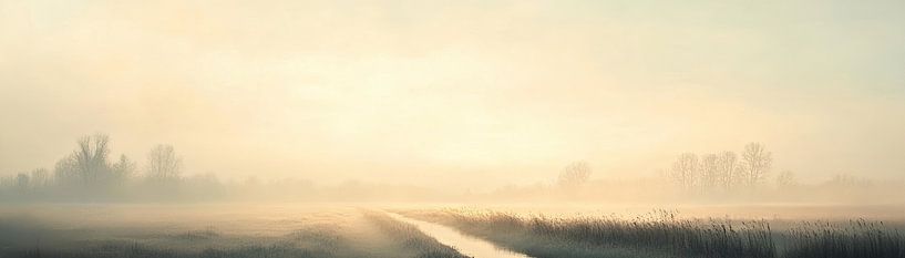 Voile de brume par Peinture Abstraite