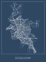 Düsseldorf, blau