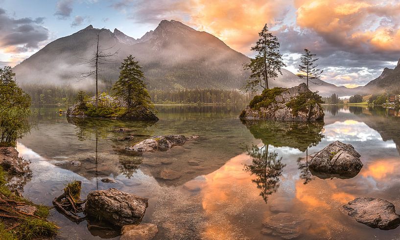 Der Hintersee bei Ramsau von Jürgen Rockmann