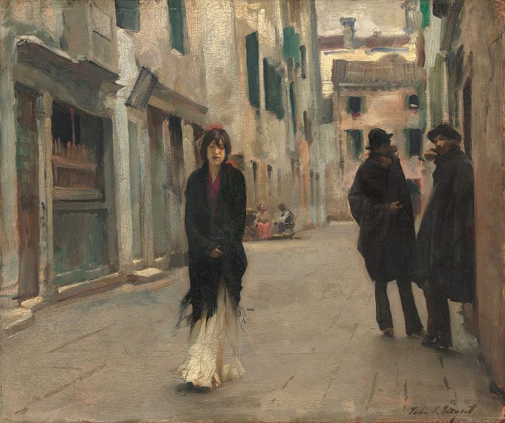 Straße in Venedig, John Singer Sargent von All the Masters