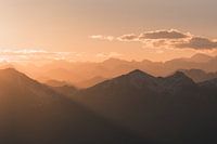 Soft Layers - Sunset over Seceda