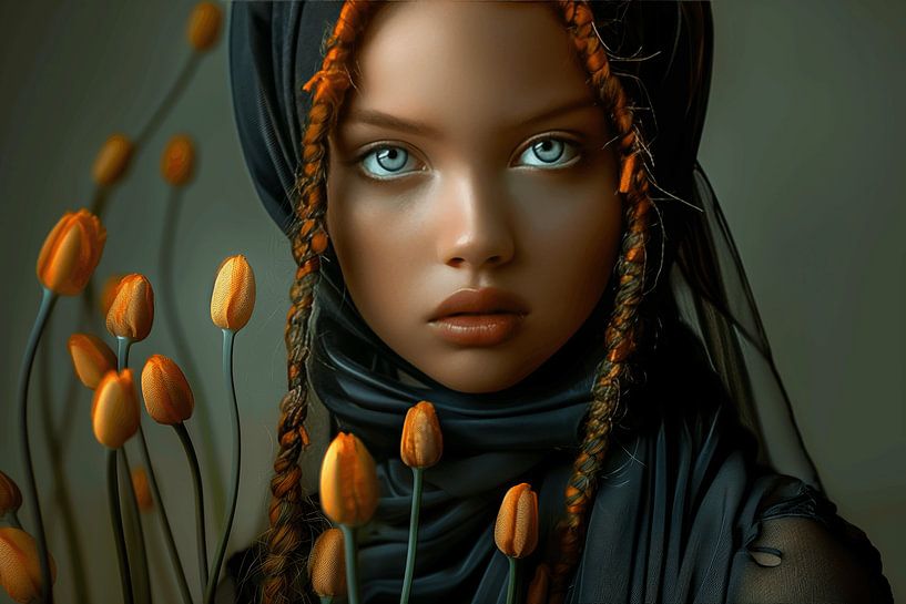 Leuchtende Augen - Mädchenportraits von Ton Kuijpers