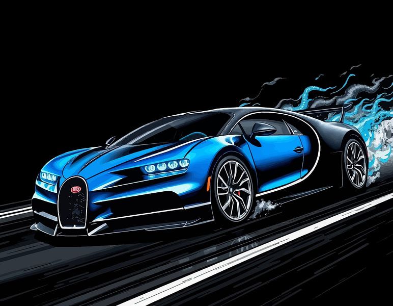 Bugatti Chiron 3 par MIROKKU