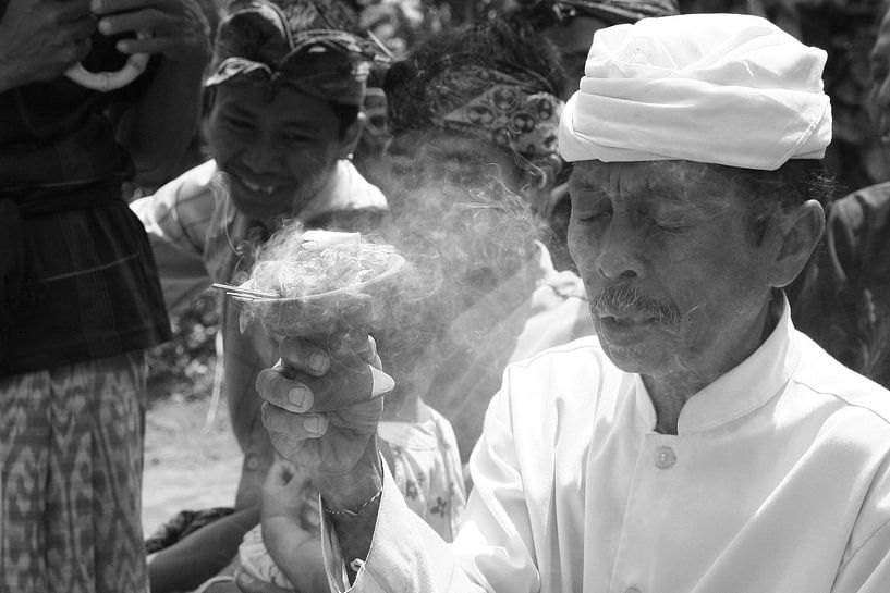 Balinesischer Priester von Brenda Reimers Photography
