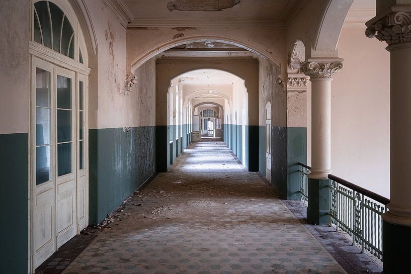 Abandoned Spooky Hallway. by Roman Robroek - Photos of Abandoned Buildings