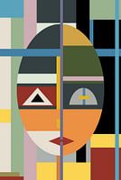 Visage de style moderne