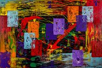 Mystic, Acrylic painting, Abstract