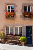 Fassade eines Hauses in Frankreich