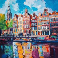 Amsterdam en Pop-Art vibrant