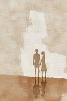 Modern Portrait Painting | Echoed Whispers