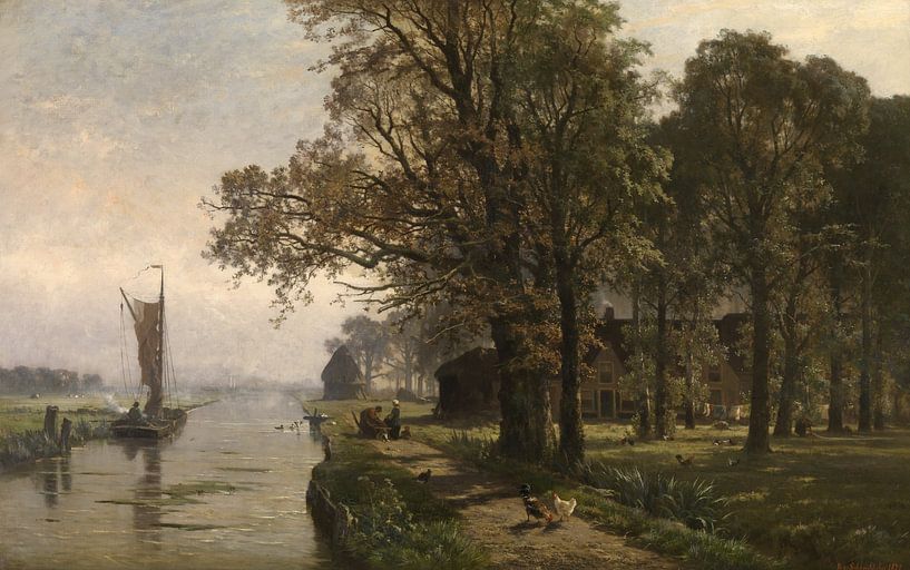 Erinnerung an Gouda, Edmond De Schampheleer, 1878 von Atelier Liesjes