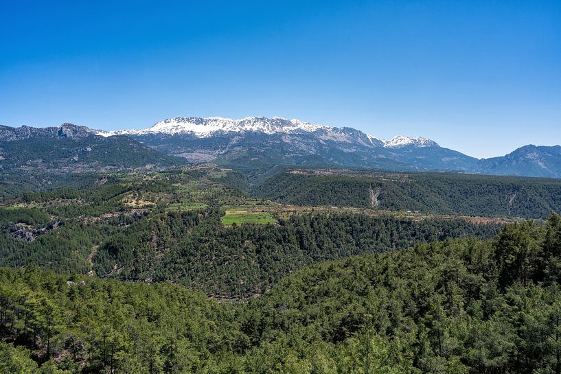 Vaste paysage montagneux de la Riviera turque par Photo Art Thomas Klee