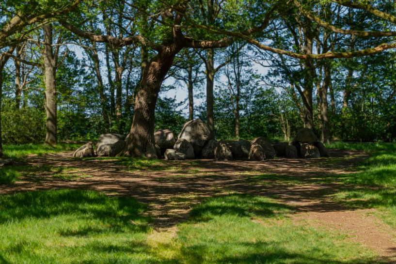 Hunebed Roden verträumte Atmosphäre von Jan-Willem van Rijs