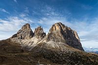 Pleins feux sur Sassolungo - Dolomites, Italie