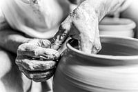 Potter/ceramist (craft in close-up)