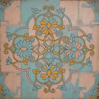 Arabic art - flower motif