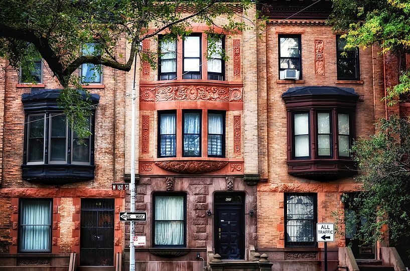 Façade de New York Harlem par Marlika Art