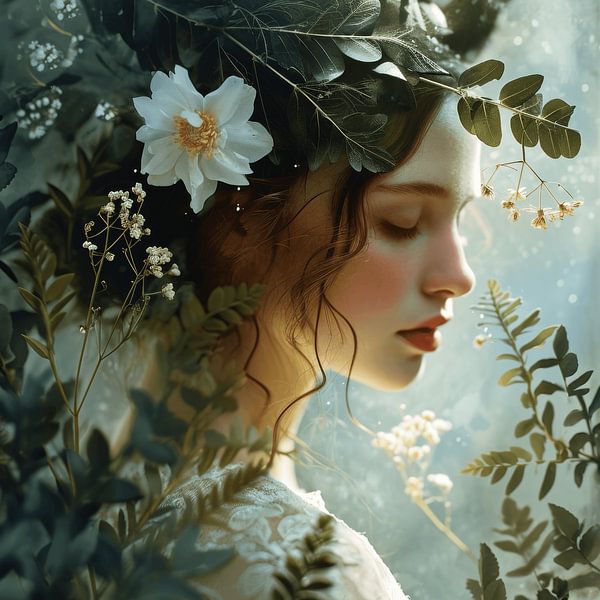 Botanische Brillanz, botanisches Porträt von Carla Van Iersel