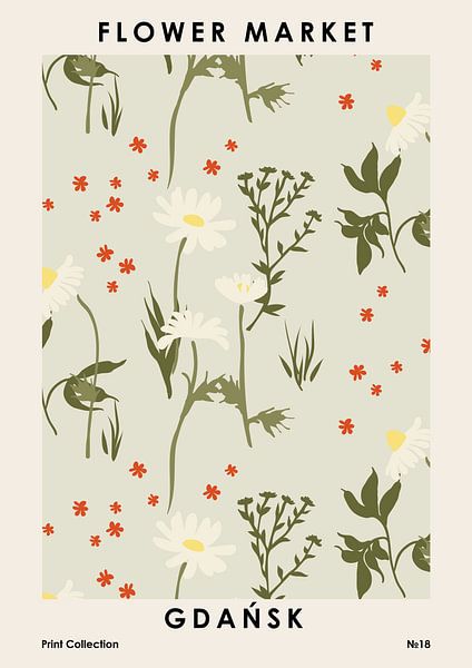 Bloemenmarkt Gdańsk van NKTN 