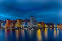 Rietdiephaven Groniningen blue hour