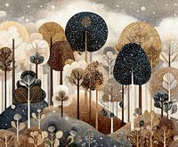 Paysage d'arbres | Enchanted Woodland Escape