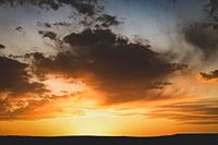 Sunset landscape America