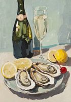 Austern und Champagner