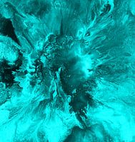 Sehnsucht in den Wolken in Türkis