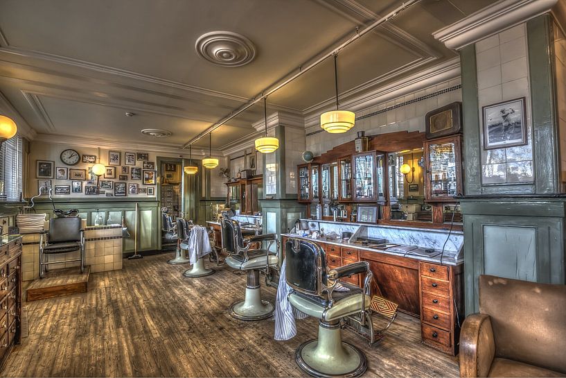 Barbershop Rotterdam by Rene Ladenius Digital Art