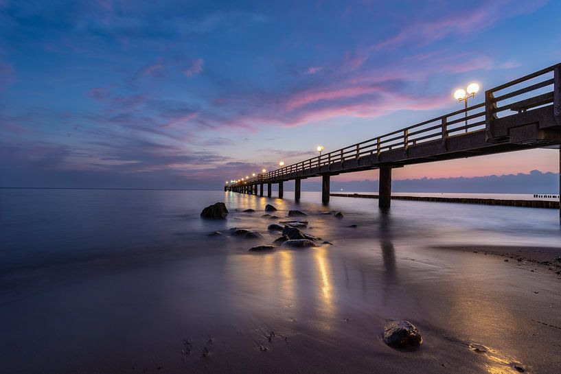 Lever de soleil sur la jetée Kühlungsborn par Marc-Sven Kirsch
