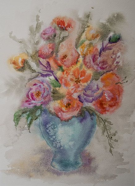 Aquarel part 194 van Tania Perneel