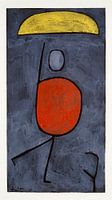 Mit Schirm (1939) Gemälde von Paul Klee.