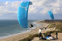 Parasailers in actie
