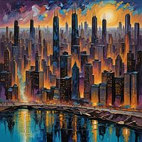 Die Skyline von Chigaco