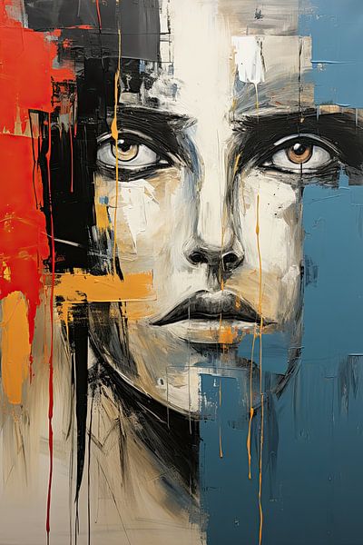 Abstract face by Bert Nijholt