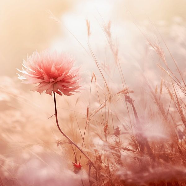 Ethereal Floral Beauty: A Veil of Serenity by Karina Brouwer