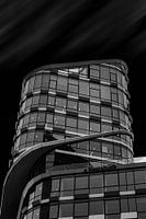 Fineart Architecture Amsterdam Zuidas schwarz und weiß