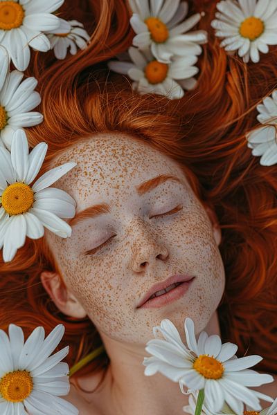 Hair splendour and flower magic by Poster Art Shop