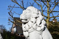 Statue de lion