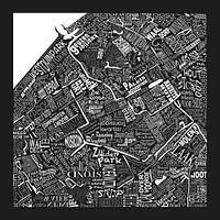 DEN HAAG, das schicke Design des Stadtplans dieser schönen Stadt!