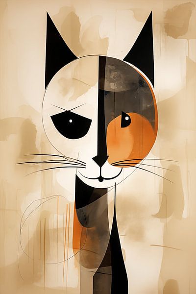 Katze abstrakt von Imagine