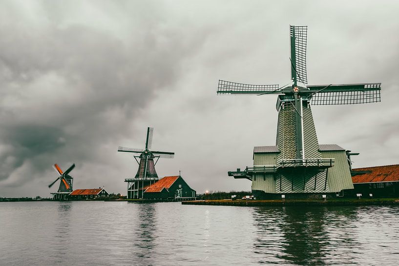 Les moulins à vent de Zaanse Schans II par Daan Duvillier | Dsquared Photography