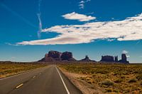 Straße zum Monument Valley