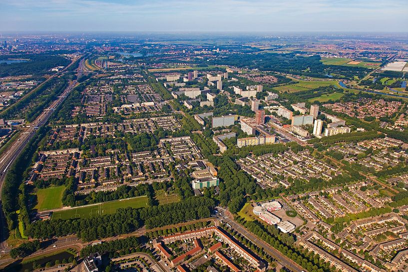 Luftaufnahme Ommoord, Rotterdam von Anton de Zeeuw