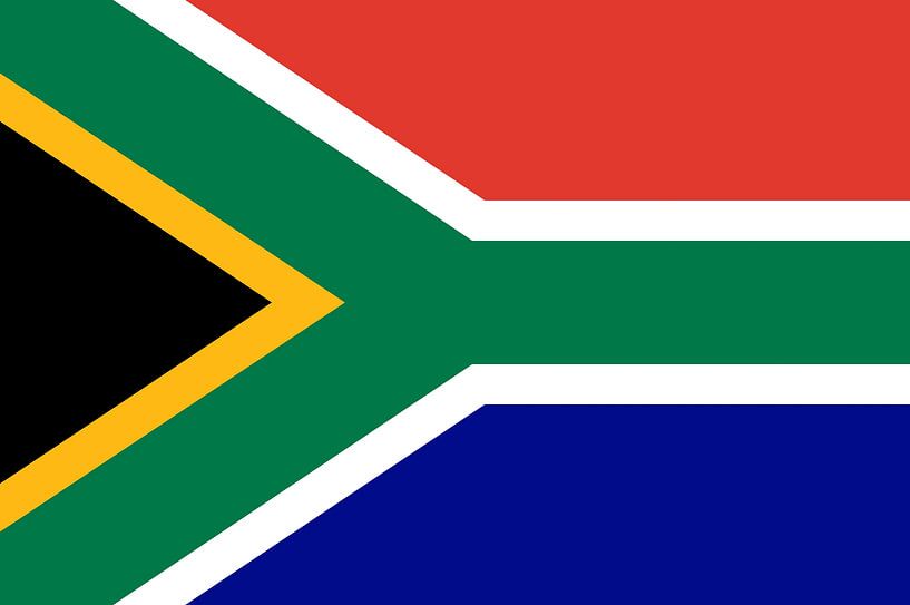 Flagge von Südafrika von de-nue-pic
