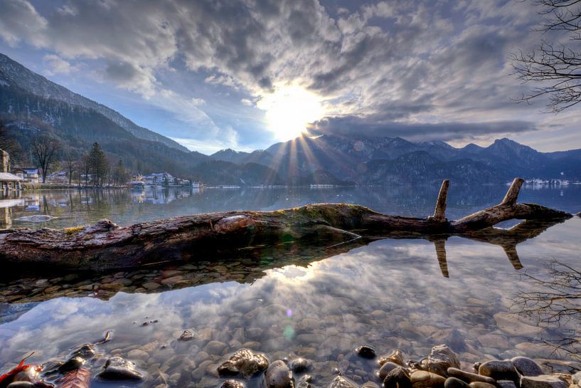 Sun star at the Walchensee by Roith Fotografie